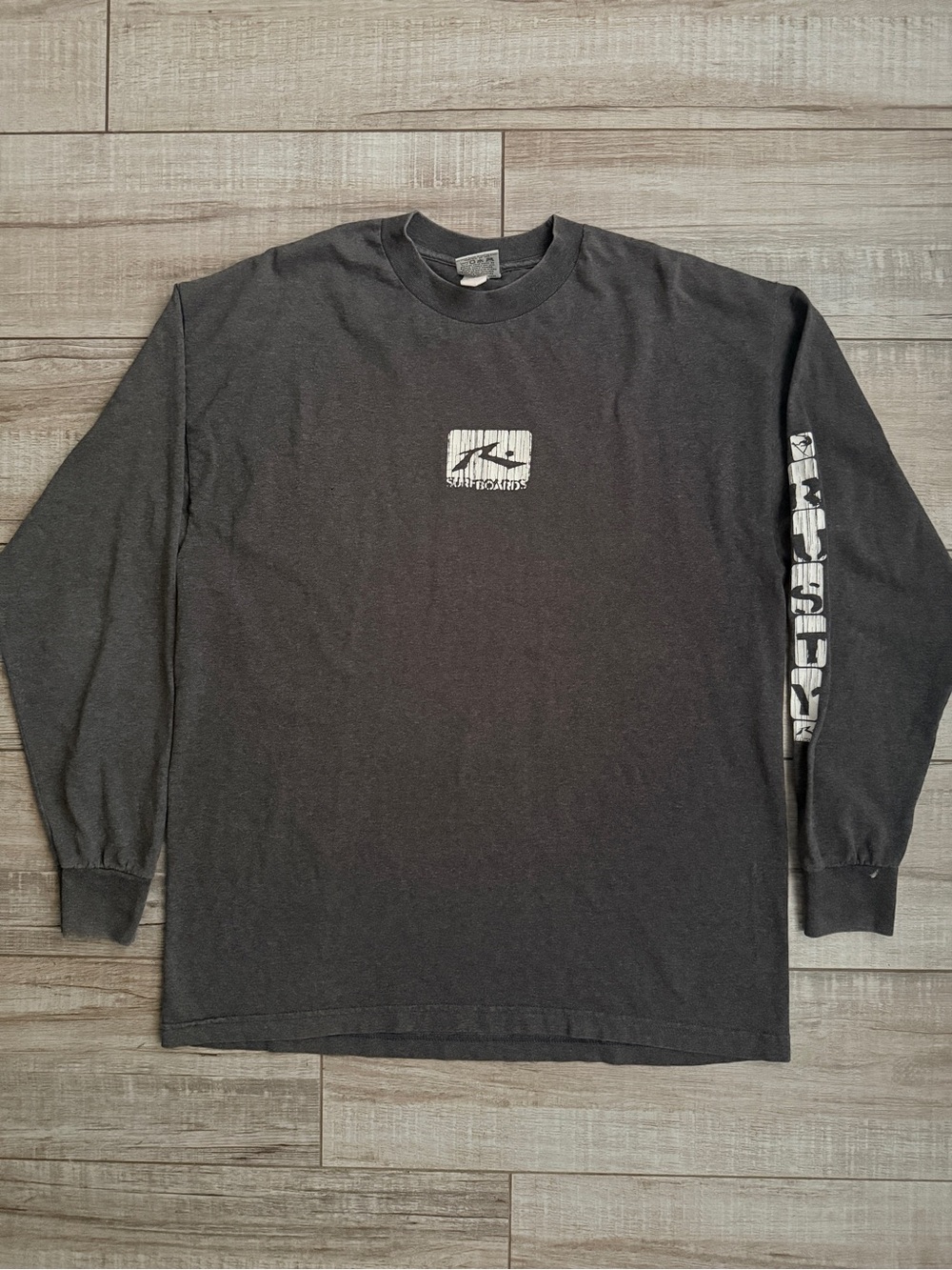 Vintage Rusty Surfboards Long Sleeve Shirt Large USA